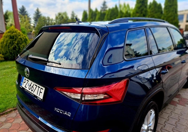 Skoda Kodiaq cena 121900 przebieg: 93200, rok produkcji 2019 z Swarzędz małe 92